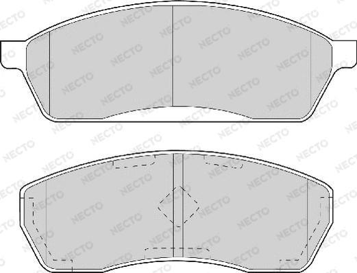 Necto FD7042A - Kit pastiglie freno, Freno a disco autozon.pro