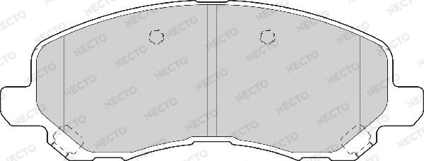 Necto FD7066A - Kit pastiglie freno, Freno a disco autozon.pro