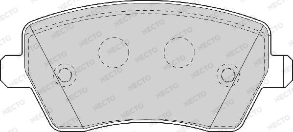 Necto FD7063A - Kit pastiglie freno, Freno a disco autozon.pro