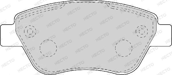 Necto FD7089A - Kit pastiglie freno, Freno a disco autozon.pro