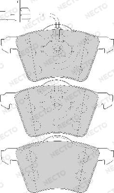 Necto FD7083A - Kit pastiglie freno, Freno a disco autozon.pro