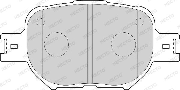 Necto FD7020A - Kit pastiglie freno, Freno a disco autozon.pro