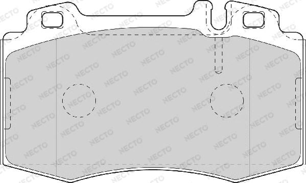 Necto FD7079A - Kit pastiglie freno, Freno a disco autozon.pro