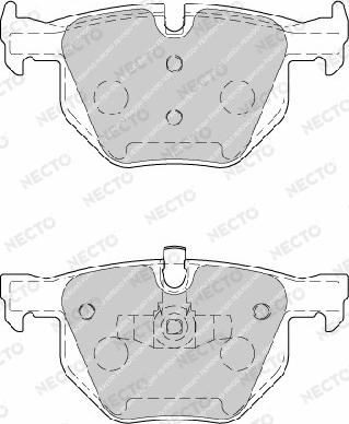 Necto FD7199A - Kit pastiglie freno, Freno a disco autozon.pro