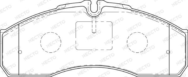 Necto FD7191V - Kit pastiglie freno, Freno a disco autozon.pro