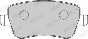 Necto FD7193A - Kit pastiglie freno, Freno a disco autozon.pro