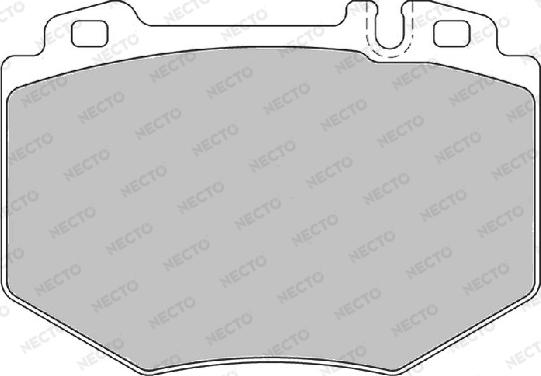 Necto FD7144A - Kit pastiglie freno, Freno a disco autozon.pro