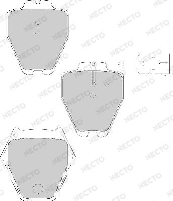 Necto FD7140A - Kit pastiglie freno, Freno a disco autozon.pro