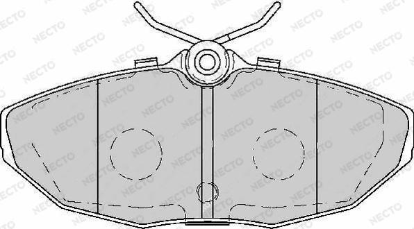 Necto FD7143A - Kit pastiglie freno, Freno a disco autozon.pro