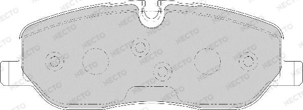 Necto FD7159A - Kit pastiglie freno, Freno a disco autozon.pro