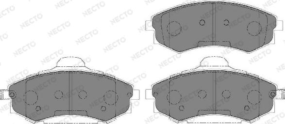 Necto FD7150A - Kit pastiglie freno, Freno a disco autozon.pro