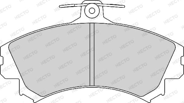 Necto FD7151A - Kit pastiglie freno, Freno a disco autozon.pro