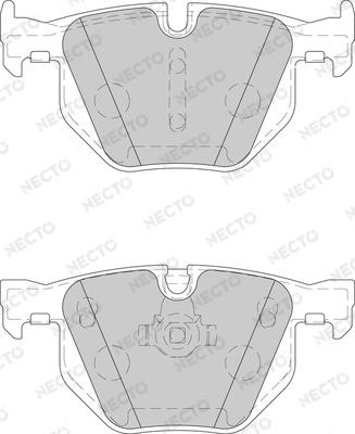 Necto FD7163A - Kit pastiglie freno, Freno a disco autozon.pro