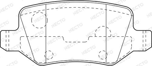 Necto FD7185A - Kit pastiglie freno, Freno a disco autozon.pro