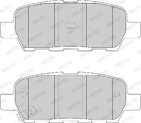 Necto FD7139A - Kit pastiglie freno, Freno a disco autozon.pro