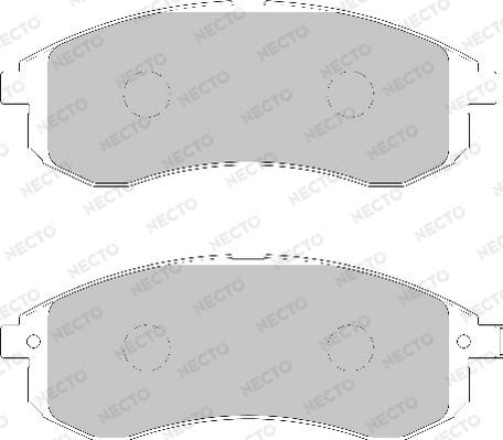 Necto FD7134A - Kit pastiglie freno, Freno a disco autozon.pro