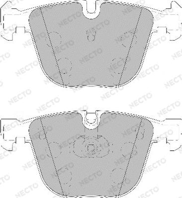 Necto FD7129A - Kit pastiglie freno, Freno a disco autozon.pro