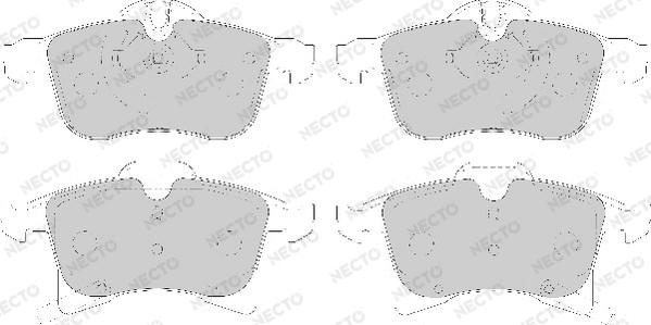 Necto FD7120A - Kit pastiglie freno, Freno a disco autozon.pro