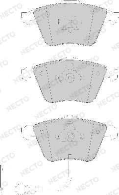 Necto FD7175A - Kit pastiglie freno, Freno a disco autozon.pro