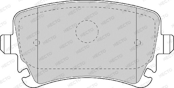 Necto FD7176A - Kit pastiglie freno, Freno a disco autozon.pro