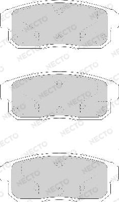 Necto FD7173A - Kit pastiglie freno, Freno a disco autozon.pro