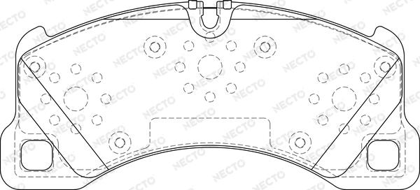 Necto FD7351A - Kit pastiglie freno, Freno a disco autozon.pro