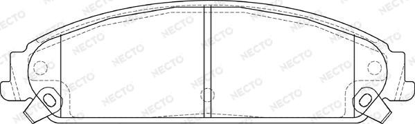 Necto FD7365A - Kit pastiglie freno, Freno a disco autozon.pro