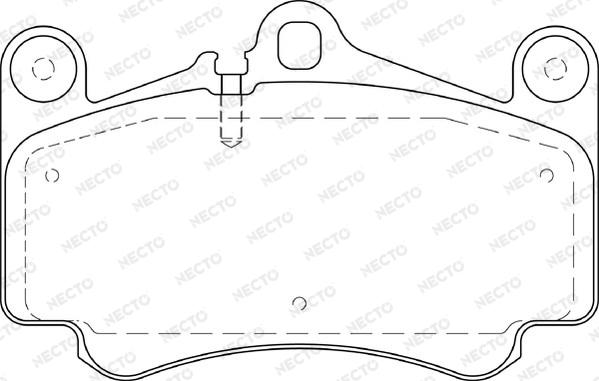 Necto FD7318A - Kit pastiglie freno, Freno a disco autozon.pro