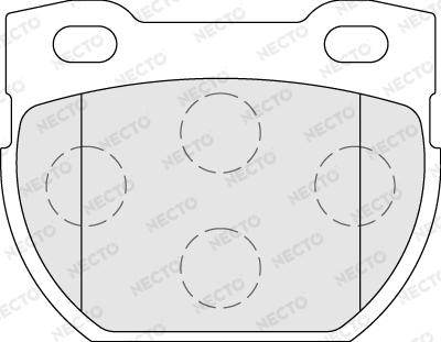 Necto FD7317A - Kit pastiglie freno, Freno a disco autozon.pro