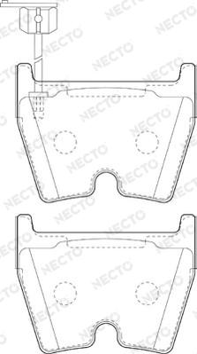 Necto FD7382A - Kit pastiglie freno, Freno a disco autozon.pro