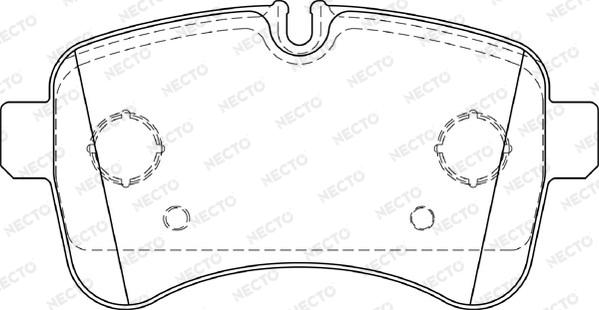 Necto FD7329V - Kit pastiglie freno, Freno a disco autozon.pro