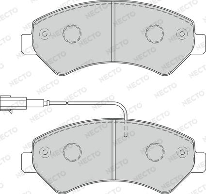 Necto FD7269V - Kit pastiglie freno, Freno a disco autozon.pro