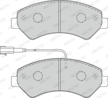 Necto FD7268V - Kit pastiglie freno, Freno a disco autozon.pro