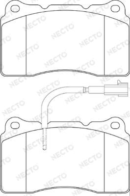 Necto FD7200A - Kit pastiglie freno, Freno a disco autozon.pro