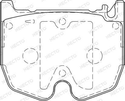 Necto FD7202A - Kit pastiglie freno, Freno a disco autozon.pro