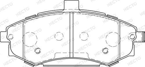 Necto FD7216A - Kit pastiglie freno, Freno a disco autozon.pro