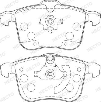 Necto FD7211A - Kit pastiglie freno, Freno a disco autozon.pro