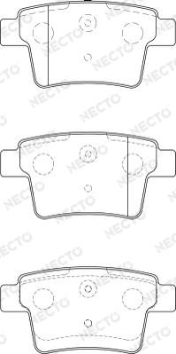 Necto FD7212A - Kit pastiglie freno, Freno a disco autozon.pro