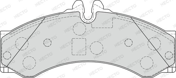 Necto FD7236V - Kit pastiglie freno, Freno a disco autozon.pro