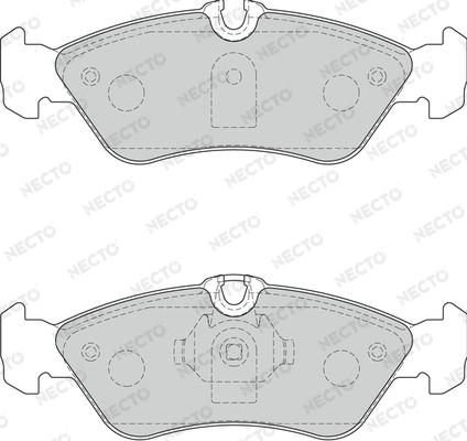 Necto FD7233V - Kit pastiglie freno, Freno a disco autozon.pro