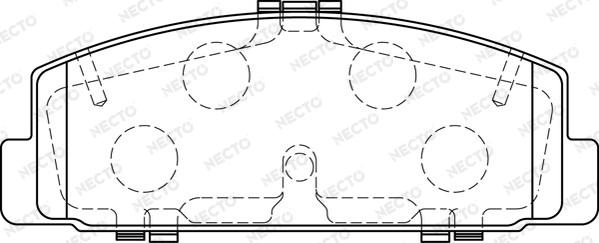 Necto FD7237A - Kit pastiglie freno, Freno a disco autozon.pro