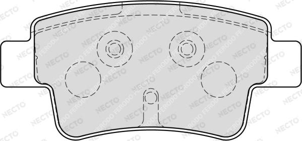 Necto FD7224A - Kit pastiglie freno, Freno a disco autozon.pro