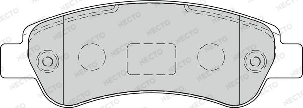 Necto FD7270V - Kit pastiglie freno, Freno a disco autozon.pro