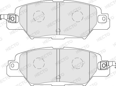 Necto FD7794A - Kit pastiglie freno, Freno a disco autozon.pro