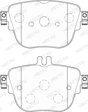 Necto FD7785A - Kit pastiglie freno, Freno a disco autozon.pro