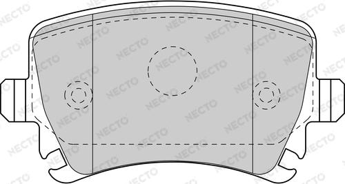 Necto FD7786A - Kit pastiglie freno, Freno a disco autozon.pro