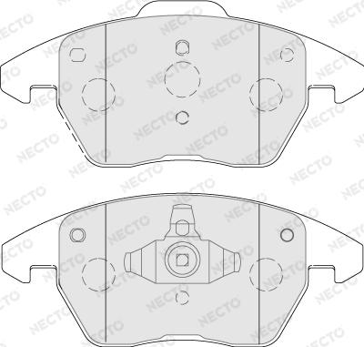 Necto FD7788A - Kit pastiglie freno, Freno a disco autozon.pro