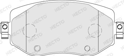 Necto FD7782A - Kit pastiglie freno, Freno a disco autozon.pro