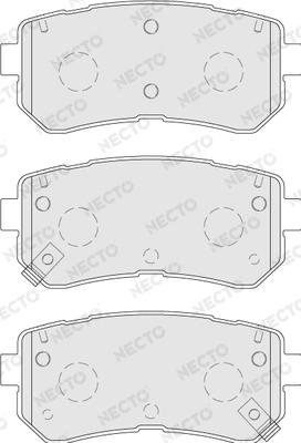 Necto FD7770A - Kit pastiglie freno, Freno a disco autozon.pro