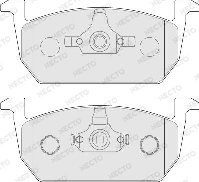 Necto FD7773A - Kit pastiglie freno, Freno a disco autozon.pro